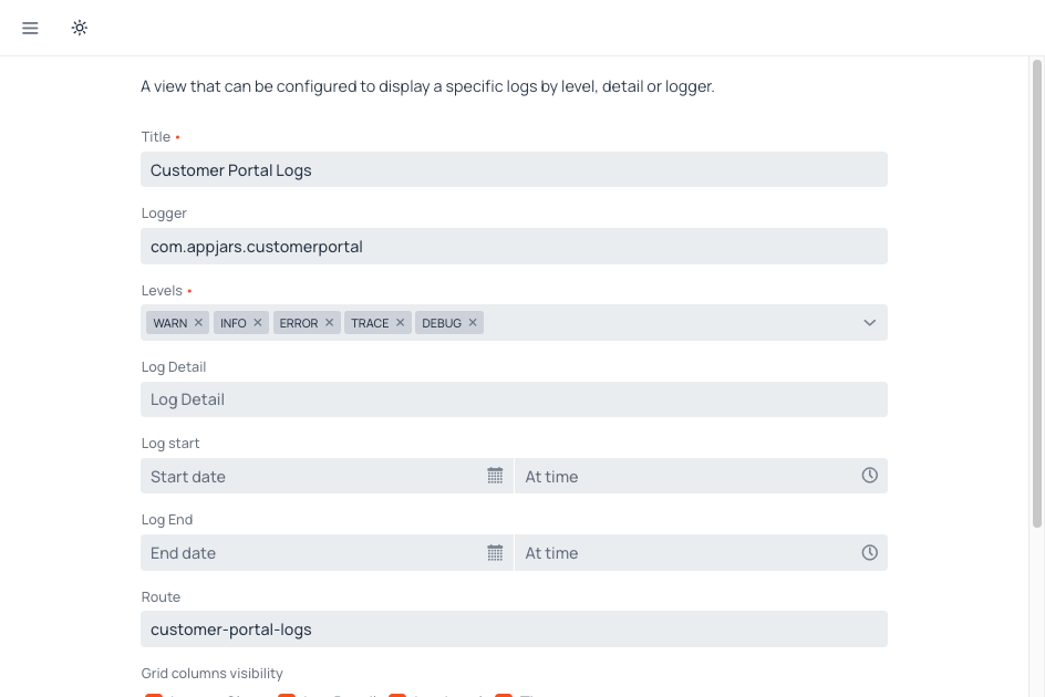 Activity Log screenshot