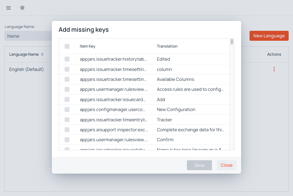I18N Manager screenshot
